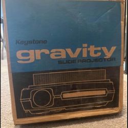 KEYSTONE GRAVITY 1200 SLIDE PROJECTOR in box VINTAGE