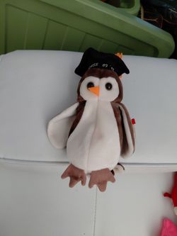 Beanie Baby Wise the Graduation Owl Class of 1998