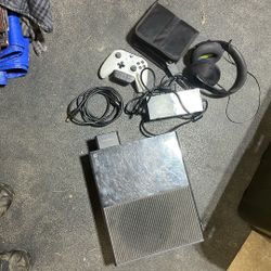 Xbox With Headset And Games