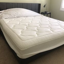 King Size bed Frame And Mattress 