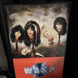Framed WASP Poster