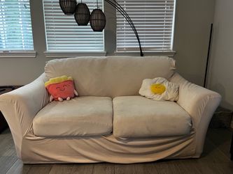 Beige / cream Loveseat