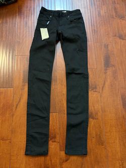 Burberry Brit Kensington Slim Jeans Women’s 25R Black Stretch Denim NWT