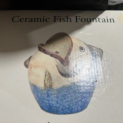 Ceramic Fish Fountain 
