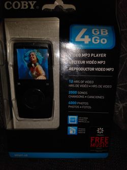 Coby 4gb Video Mp 3 player