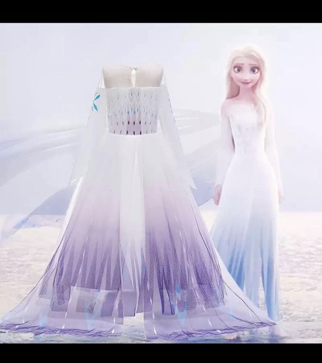 Queen Elsa Light Purple Dress