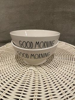 Rae Dunn Set of 2 Cereal Bowls