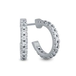 Natural Huggies Diamond Earrings