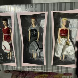 Collectors Barbie doll set