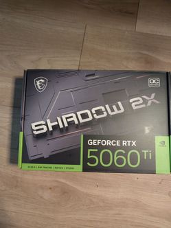 MSI GeForce RTX 5060 Ti 16GB Shadow 2X OC Edition - Barely Used