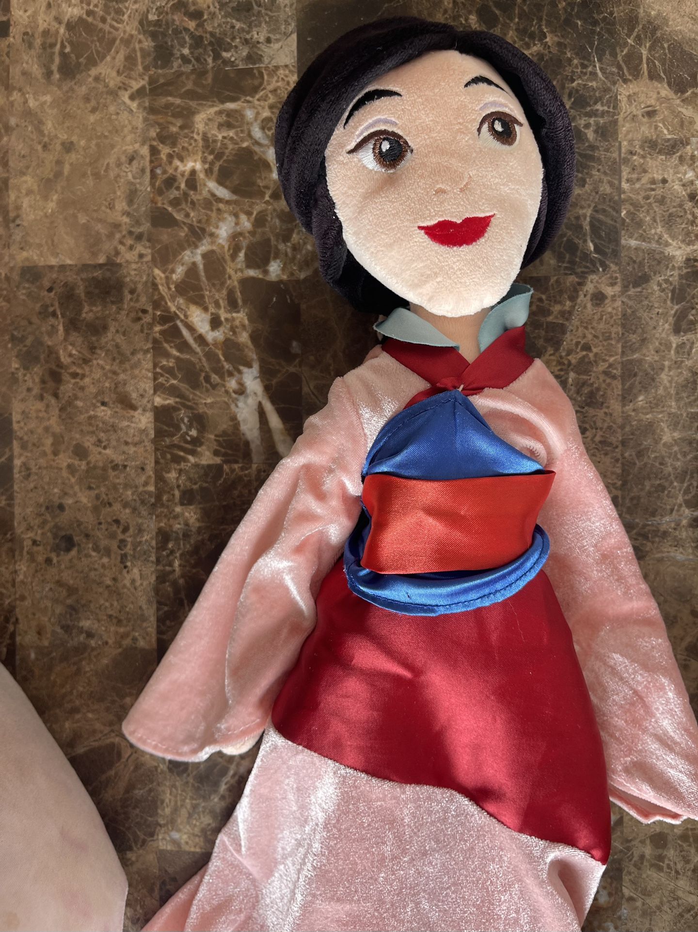 Disney Princess Dolls 20” Lot Of Mulan,Jazmine, Aurora