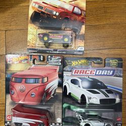 Hot Wheels Premium Lot Of 3