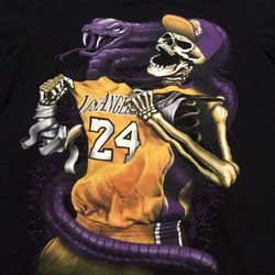 Skeleton Black Mamba T-shirt Kobe Size S