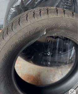 MASTERCRAFT Studded Tires 235/60R17 2 available USED