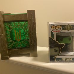Wicked Bucket & Elphaba Funko