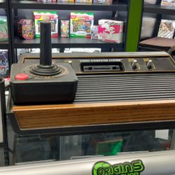 Atari 2600 With All Cables And Mario Bros Arcade