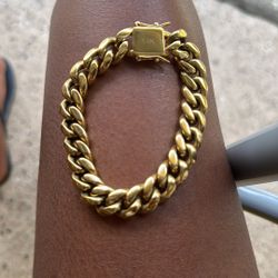 14k Cuban Bracelet