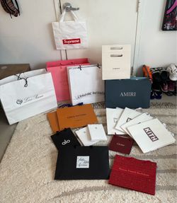 Luxury CHANEL ZEGNA KITH ALO CARTIER Empty Boxes & Bags
