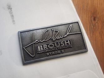 ROUSH MUSTANG stage 2 dash emblem