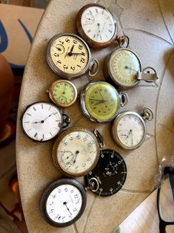 Vintage Pocket Watches sold as a LOT