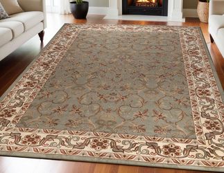 Large Traditional Floral Area Rug 12x15