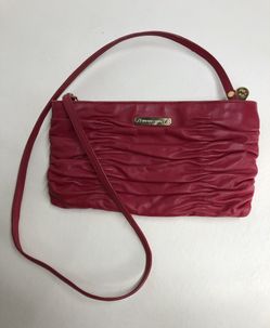 Michael Kors Red Wrankled Bag