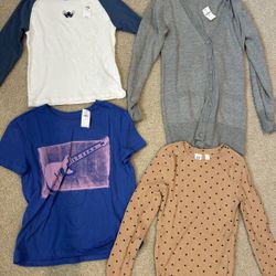 Girls Tops And Cardigan Brand New 