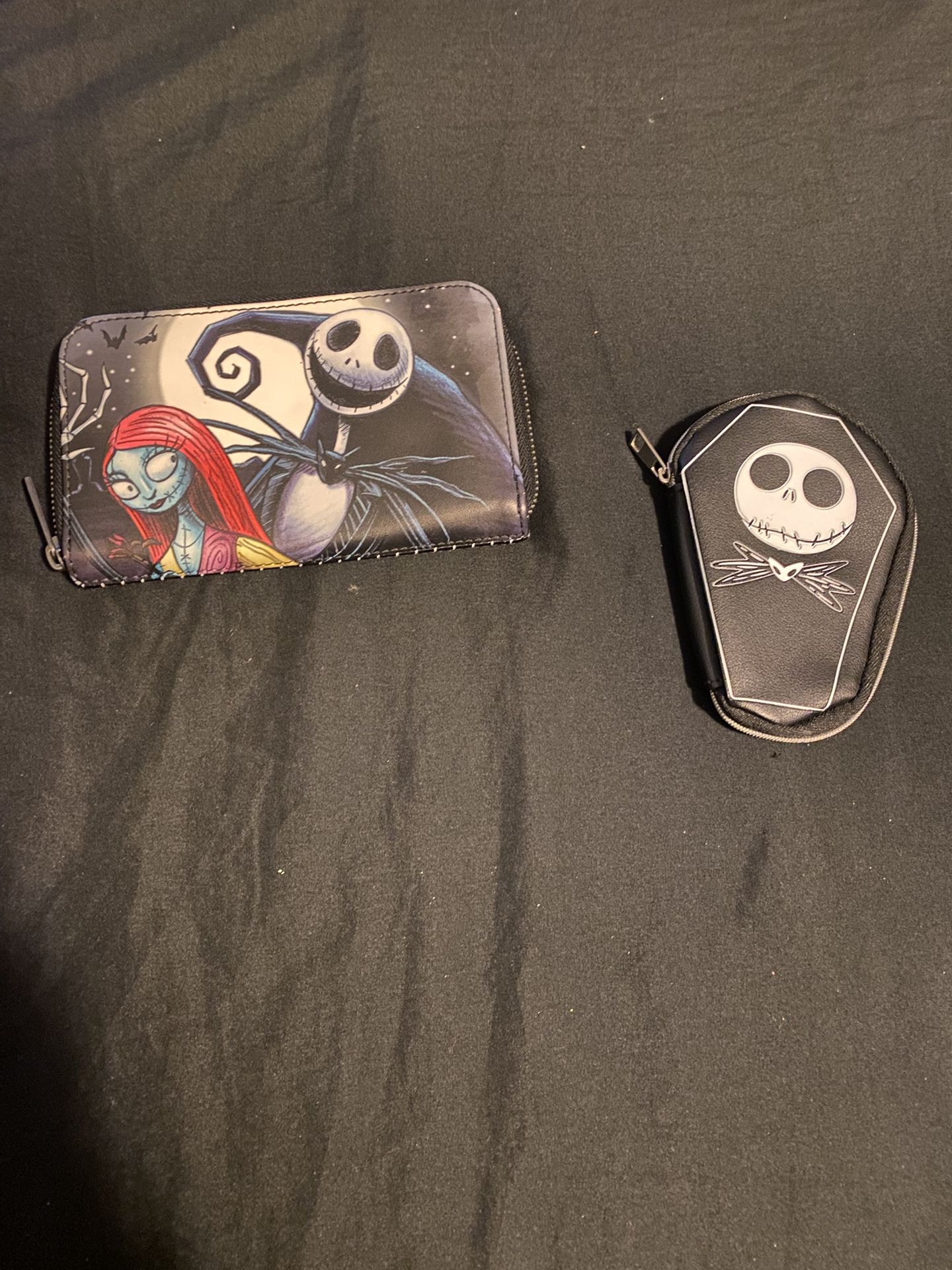 Set of 2 Nightmare Before Christmas Wallet and Coin purse