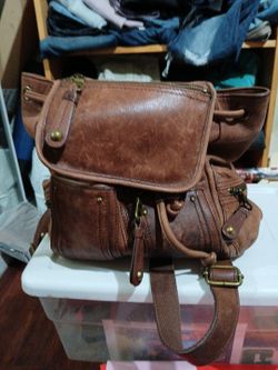 Lucky Brand all leather back pac