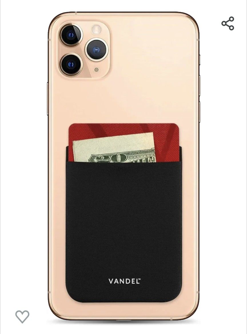 Stick-On Fabric Phone Wallet