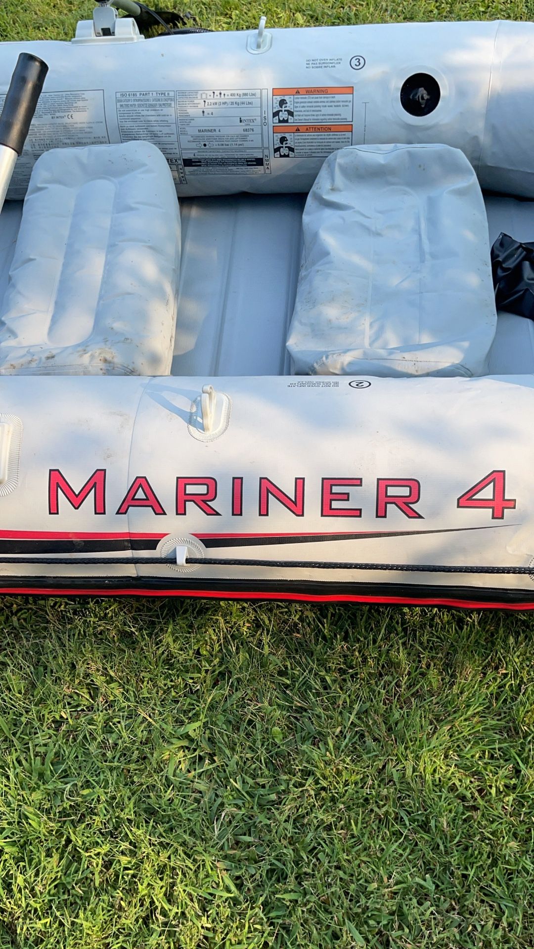 Intex Mariner 4 Inflatable Boat With Motor