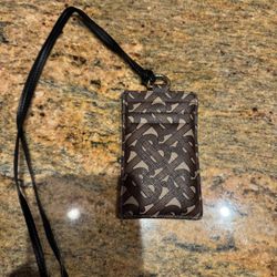 Burberry Men’s Cardholder W/ Strap