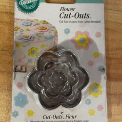 Flower Cut Outs Cookie Cutters 3pcs