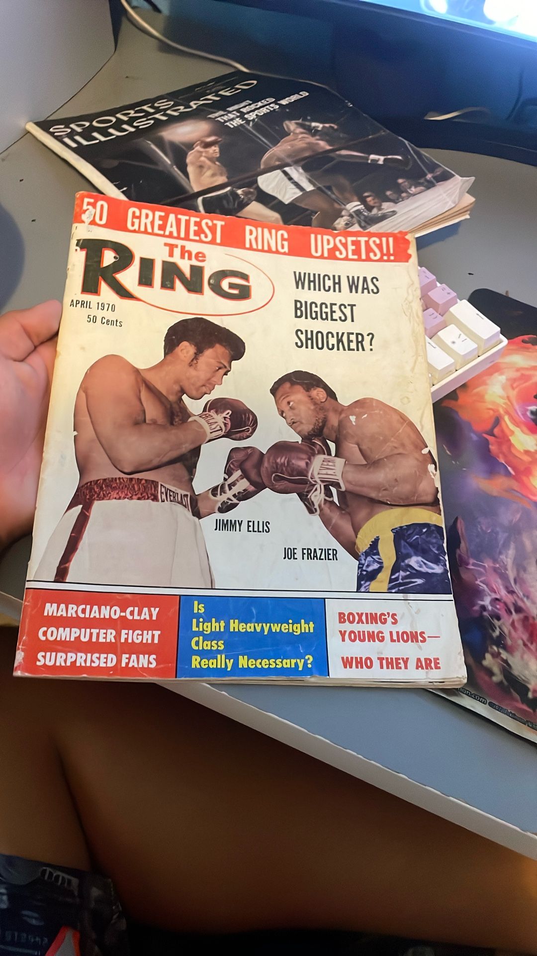 Vintage 1970 Boxing Magazine