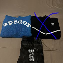 Sp5der size small, ksubis size 32