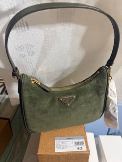 Prada Re-Edition 2005 suede mini-bag