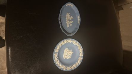 Vintage Pair Wedgwood Trinket Dish