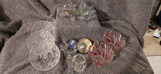 WOW Lot of Miscellaneous Vasesc, Votive Holders, and Dishes all Together