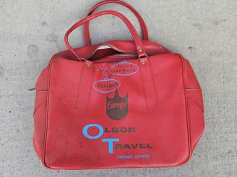 Vintage 1960's Travel Tote Bag Luggage $5