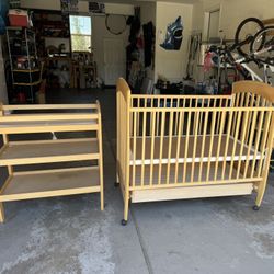 Baby Crib And Changing Table - EXCELLENT CONDITION!