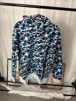 BAPE Shark Full-Zip Hoodie Blue Camo