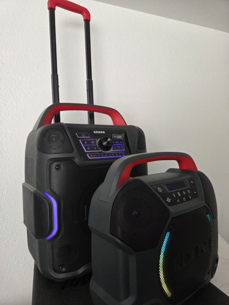 Two Ion Bluetooth Speakers Almost Brand New