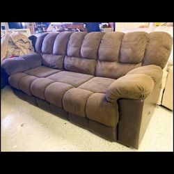 Brown Fabric Couch