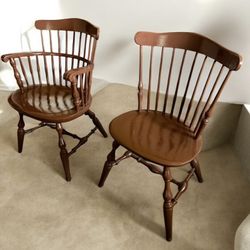 Windsor Back antique chairs perfect condition 
