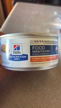 Wet cat food - Hills prescription diet - hydrolyzed chicken flavor