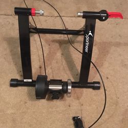 Sportneer Bike Trainer Stand Steel Bicycle Exercise Magnetic Black 6 Settings