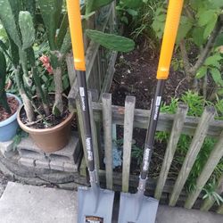 Fiskars Pro Transfer Shovels, Silver, 58 Inch