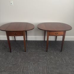 Pair of Wooden Side Tables