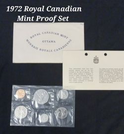 1972 Royal Canadian Mint Proof Set 