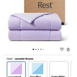REST Evercool Cooling Comforter King, Lavender Breeze